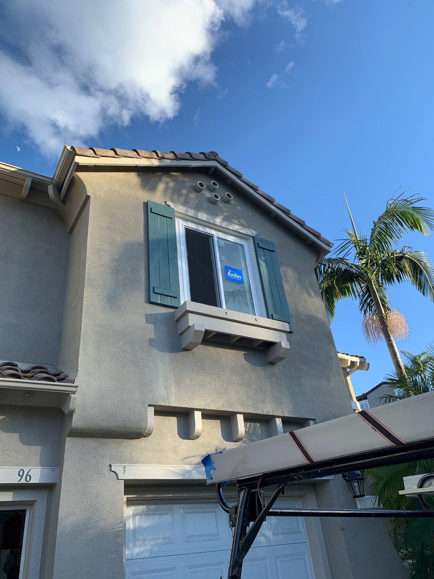 Window Installation using Anlin vinyl windows by American Window Company