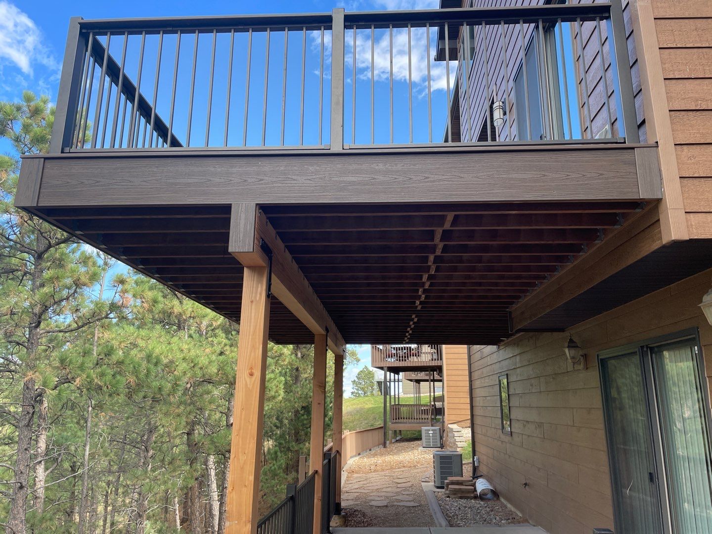Golf Course Trex Deck Transformation by Weather-Tite Exteriors LLC