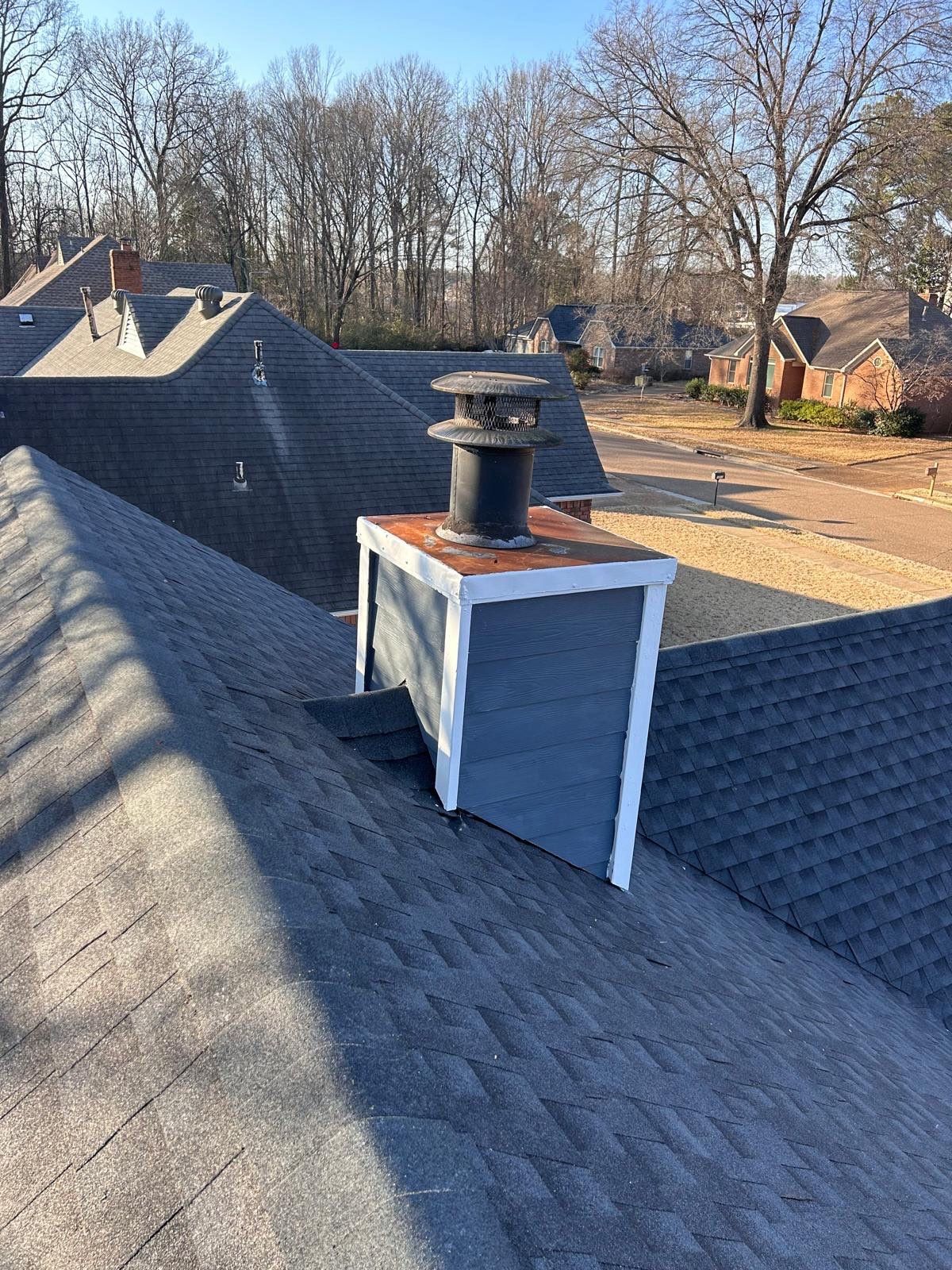 Asphalt Shingle Roof Replacement and Decking Repair in Bartlett by Revival Roofing Services