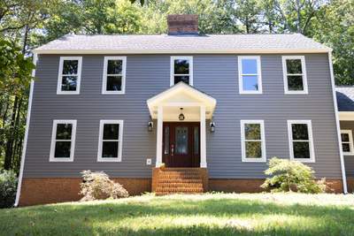 Aged Pewter Hardie + Windows 