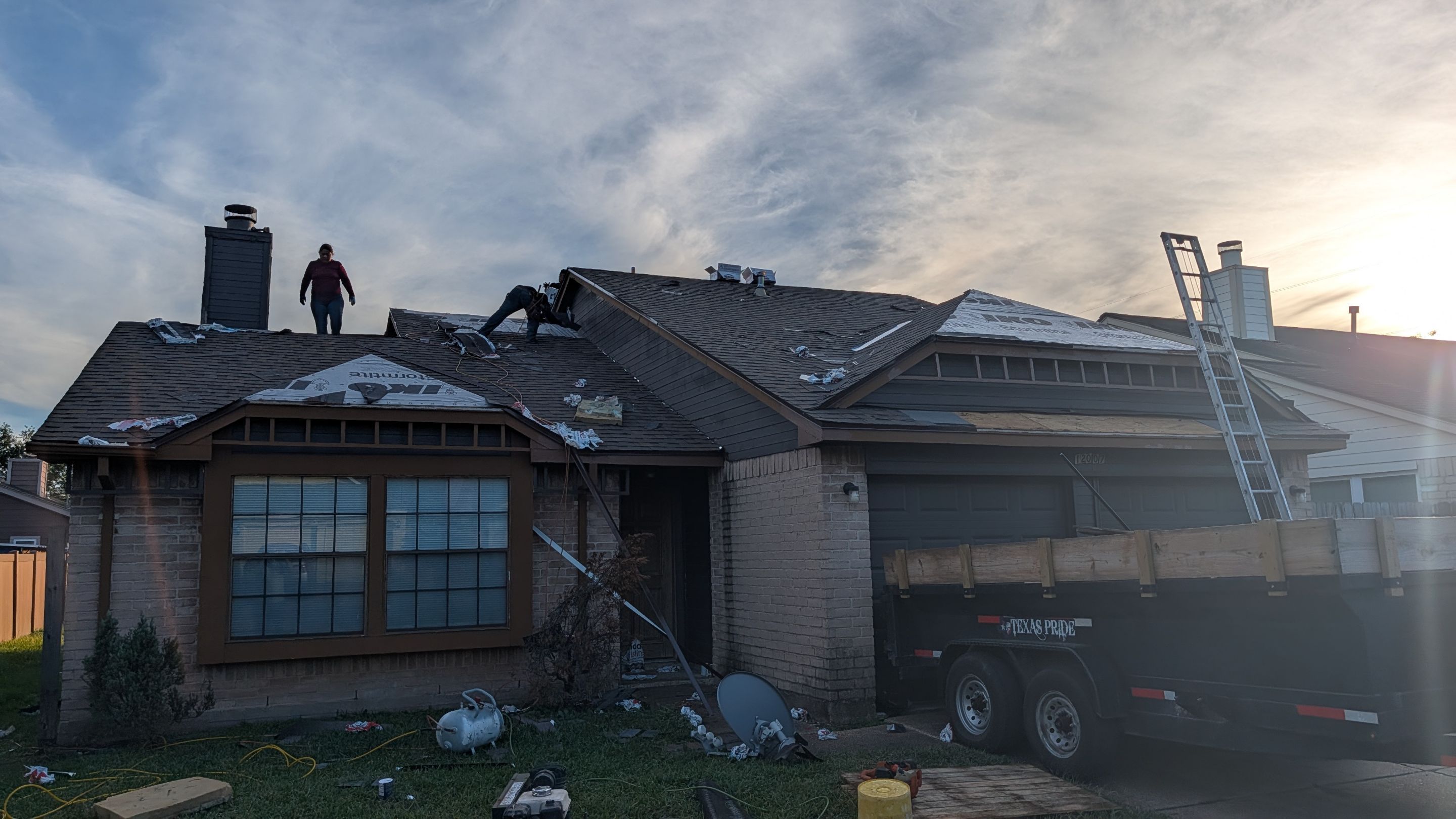 Project in Houston by Roof Guard And Construction