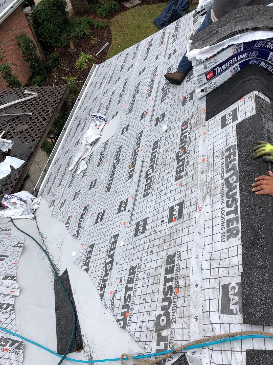 Residential Roofing Installation using Roof Replacement by American Roofing & Construction LLC