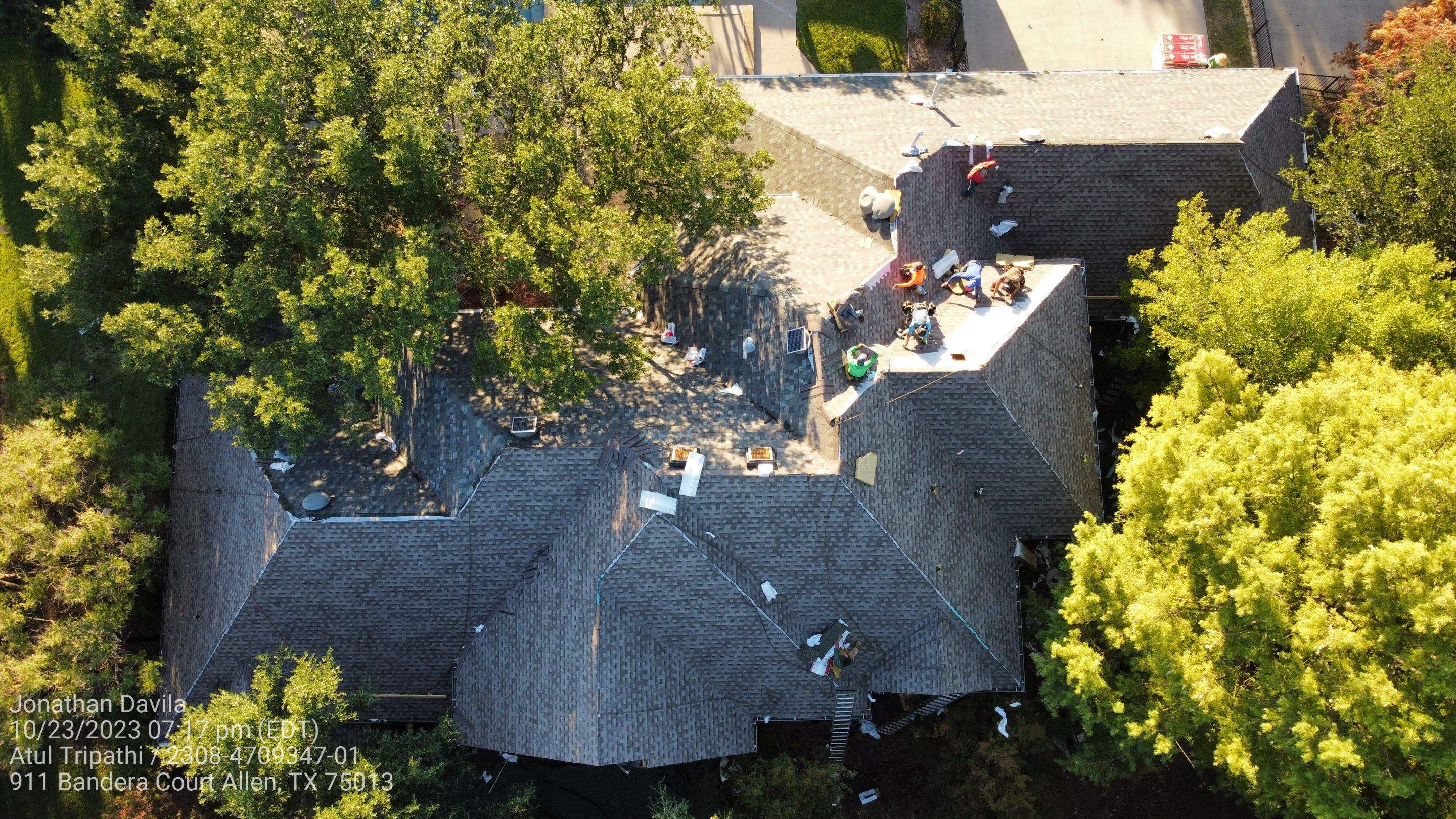 Project in Allen by Zeus Exteriors