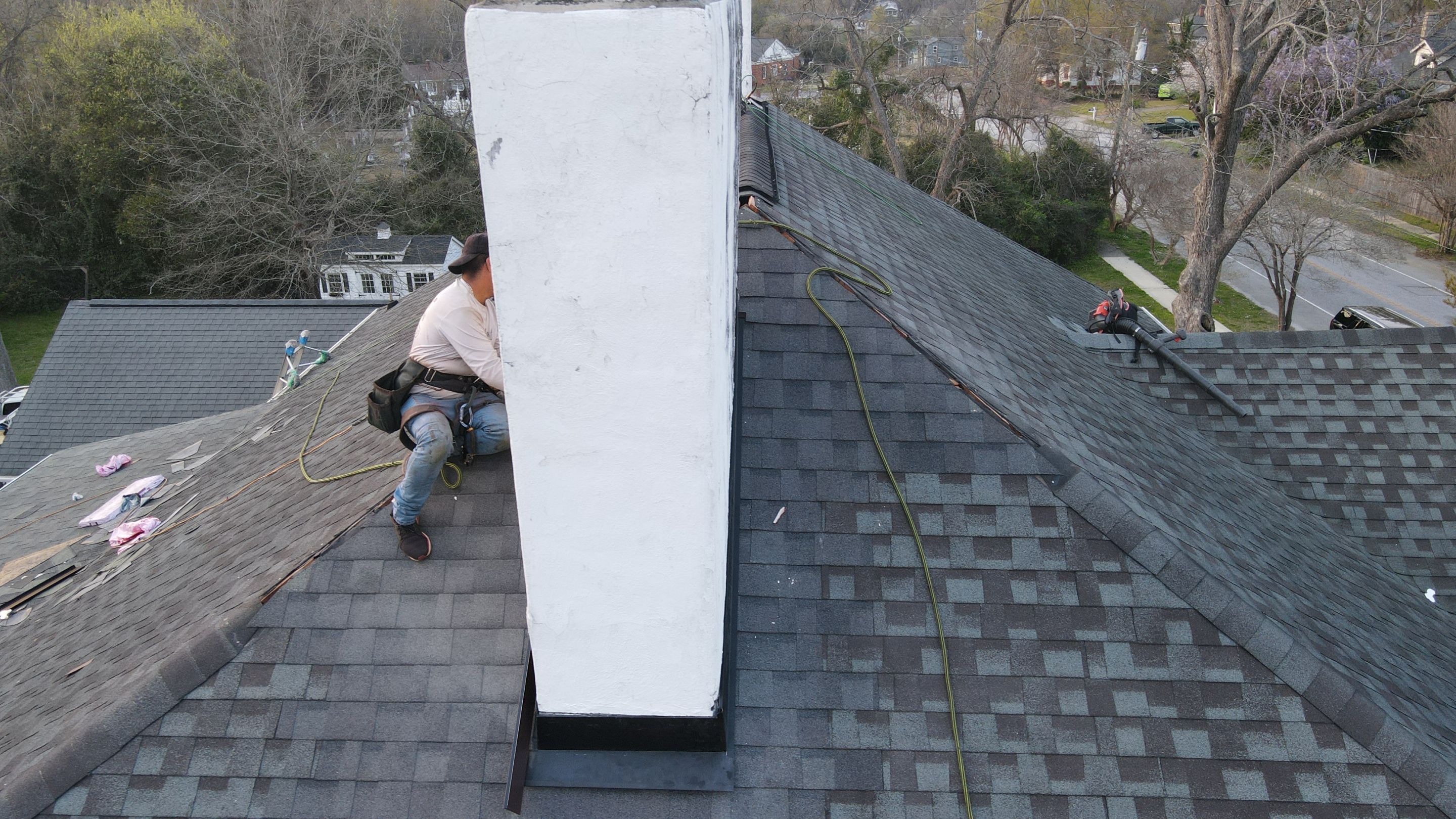 Residential Roofing Repair using Owens Corning Oakridge- Driftwood by Indigo State Roofing
