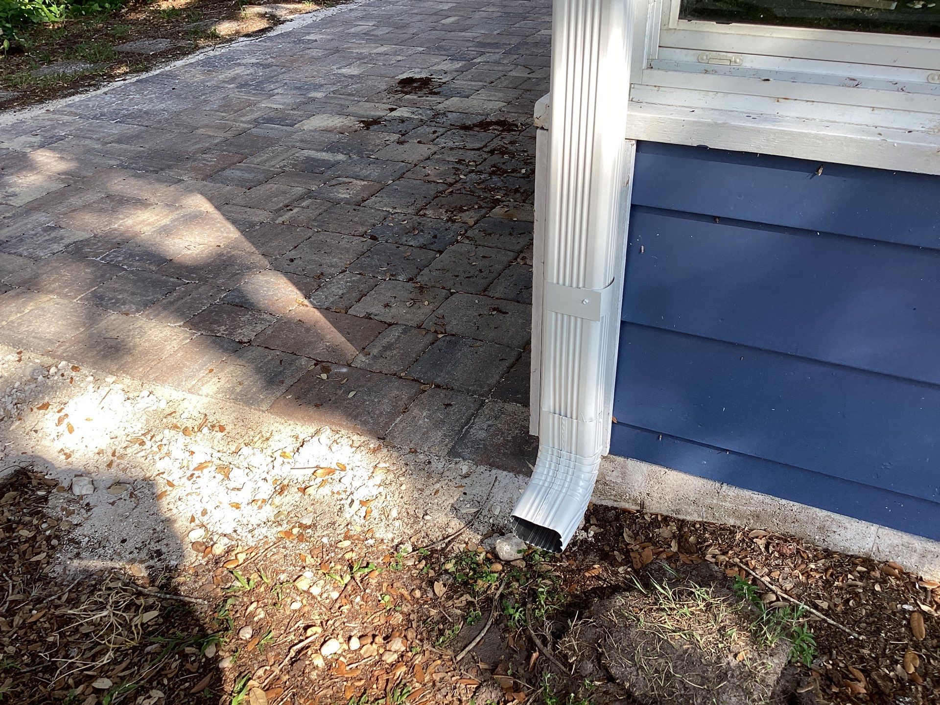 White 6-Inch Gutters and Leaf Guard Installation in Fort Myers FL by Gutter Professors