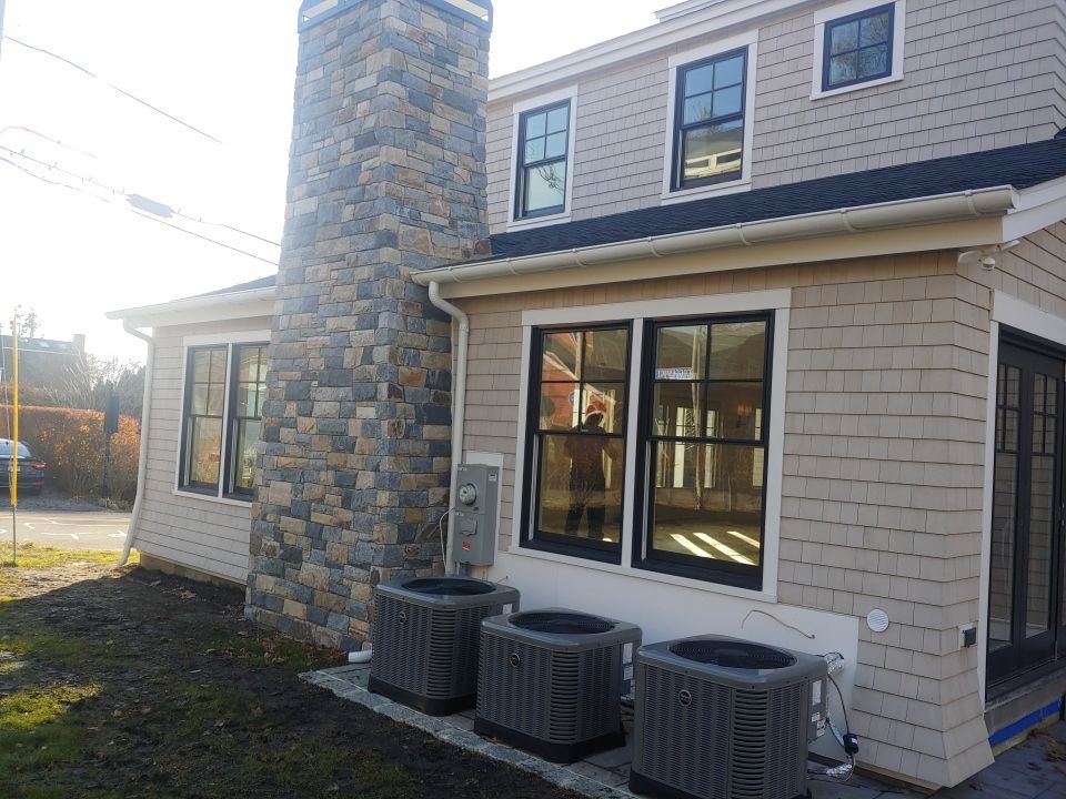 Newport, RI Gutter Installation using 6" Half Round Aluminum Gutter by Gutter Pro Enterprises