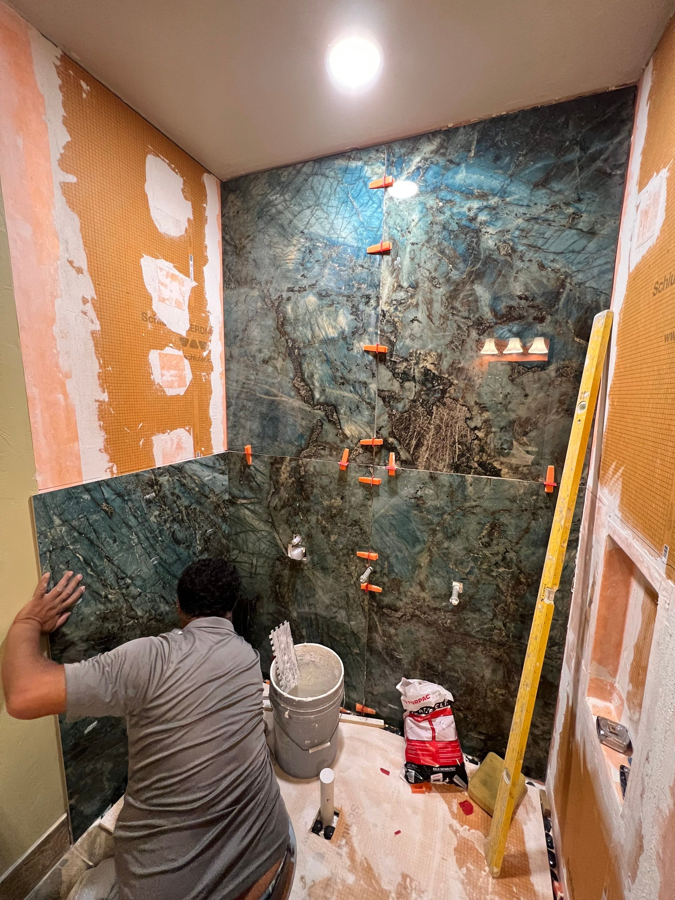 Bathroom Remodel using Freestanding Tub by Give Freedom Homes