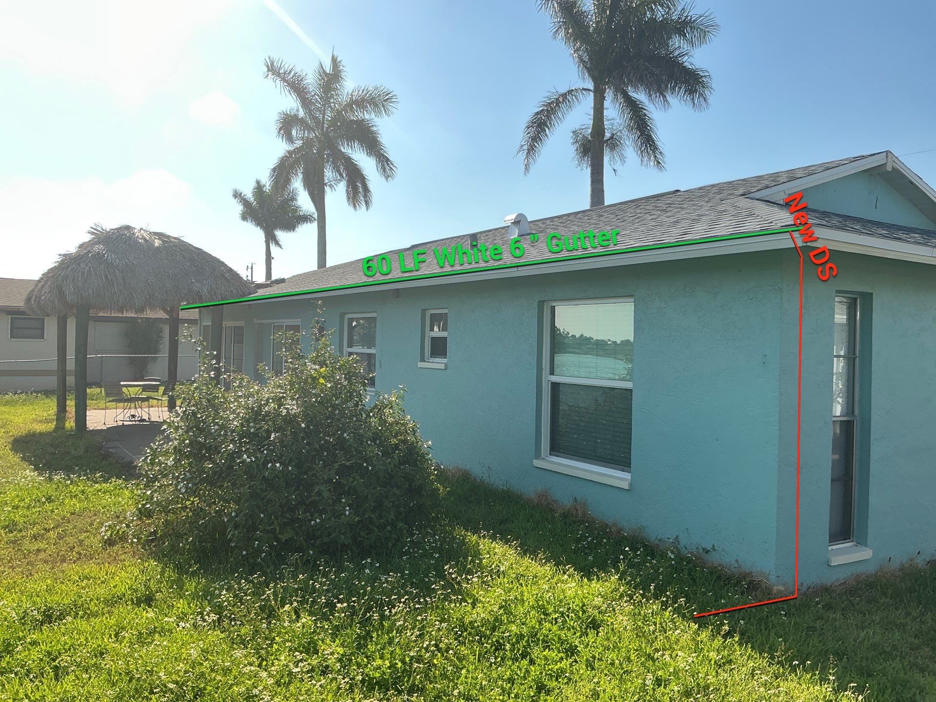 K-Style 7-Inch Gutters for Cape Coral FL Homes by Gutter Professors