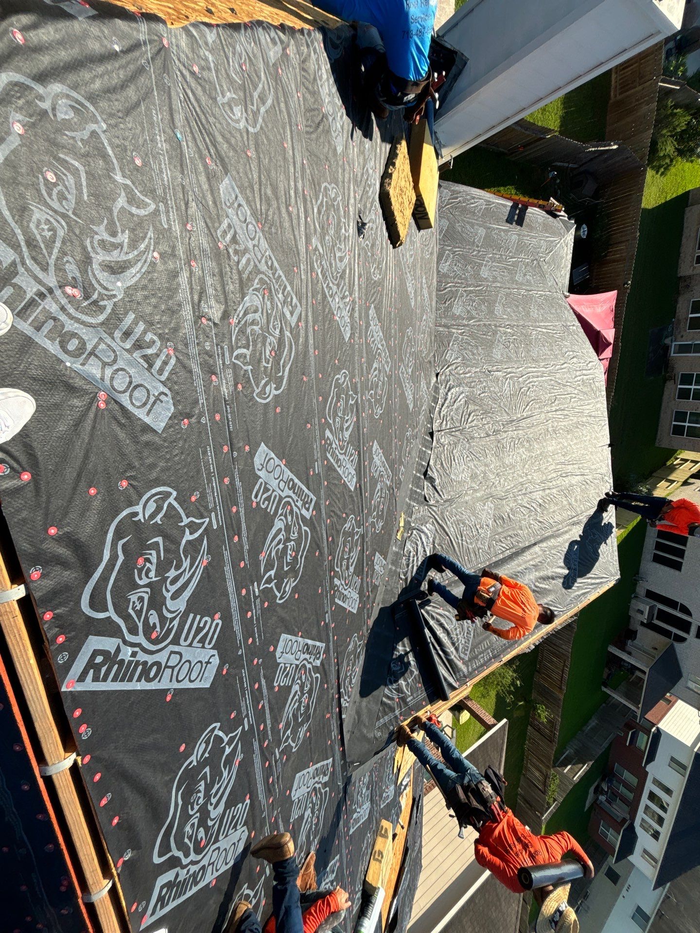 Residential Roofing Installation using Owen's Corning Duration (Lifetime) Shingles by Roof Repair Company