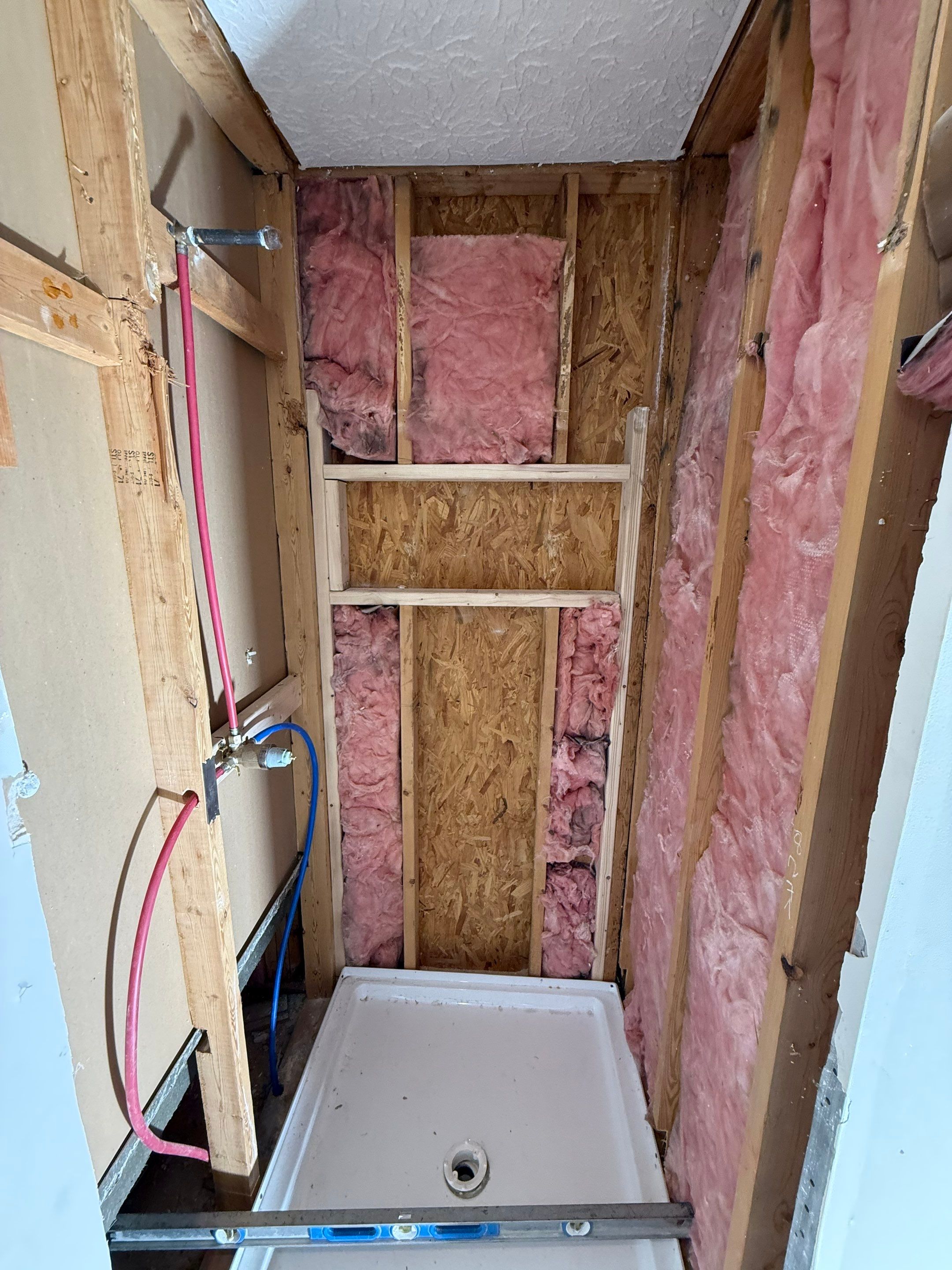 Custom Shower Renovation With Vertical Tile and Frameless Glass in Kennesaw by Swift Home Renovations