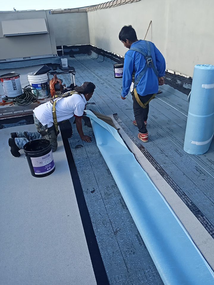 Flat Roof Replacement using Certainteed Flintlastic SA Roofing System by Aastro Roofing