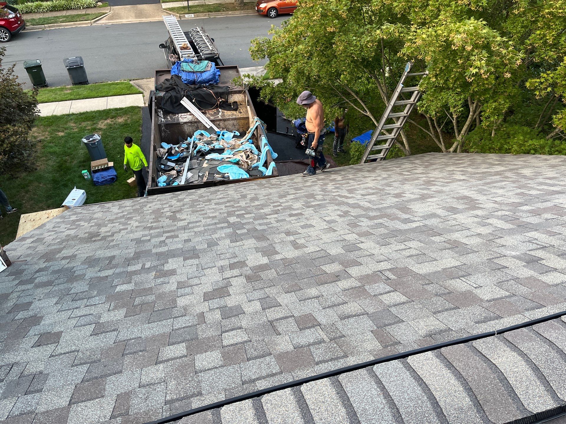 Vienna: Roof Replacement with CertainTeed Landmark Designer Shingles in Weathered Wood by RM Banning, Inc.