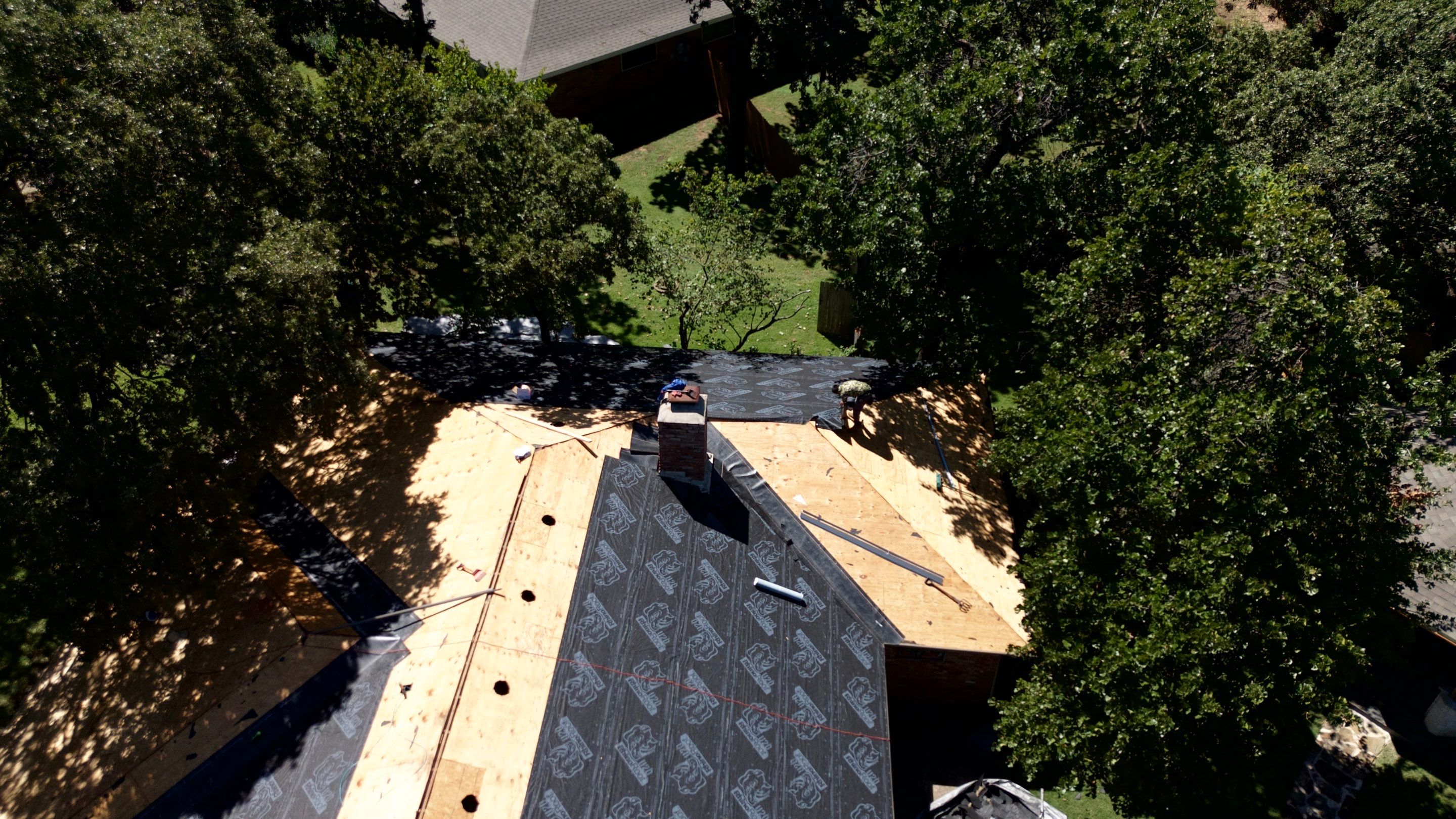 Residential Roofing Installation using Owens Corning ProArmor Synthetic Underlayment by Becker Roofing and Exteriors