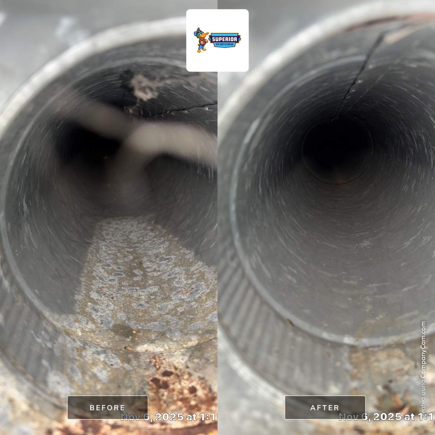 Air Duct Cleaning With a Vacuum Truck in Baden, PA by Superior Air Duct Cleaning