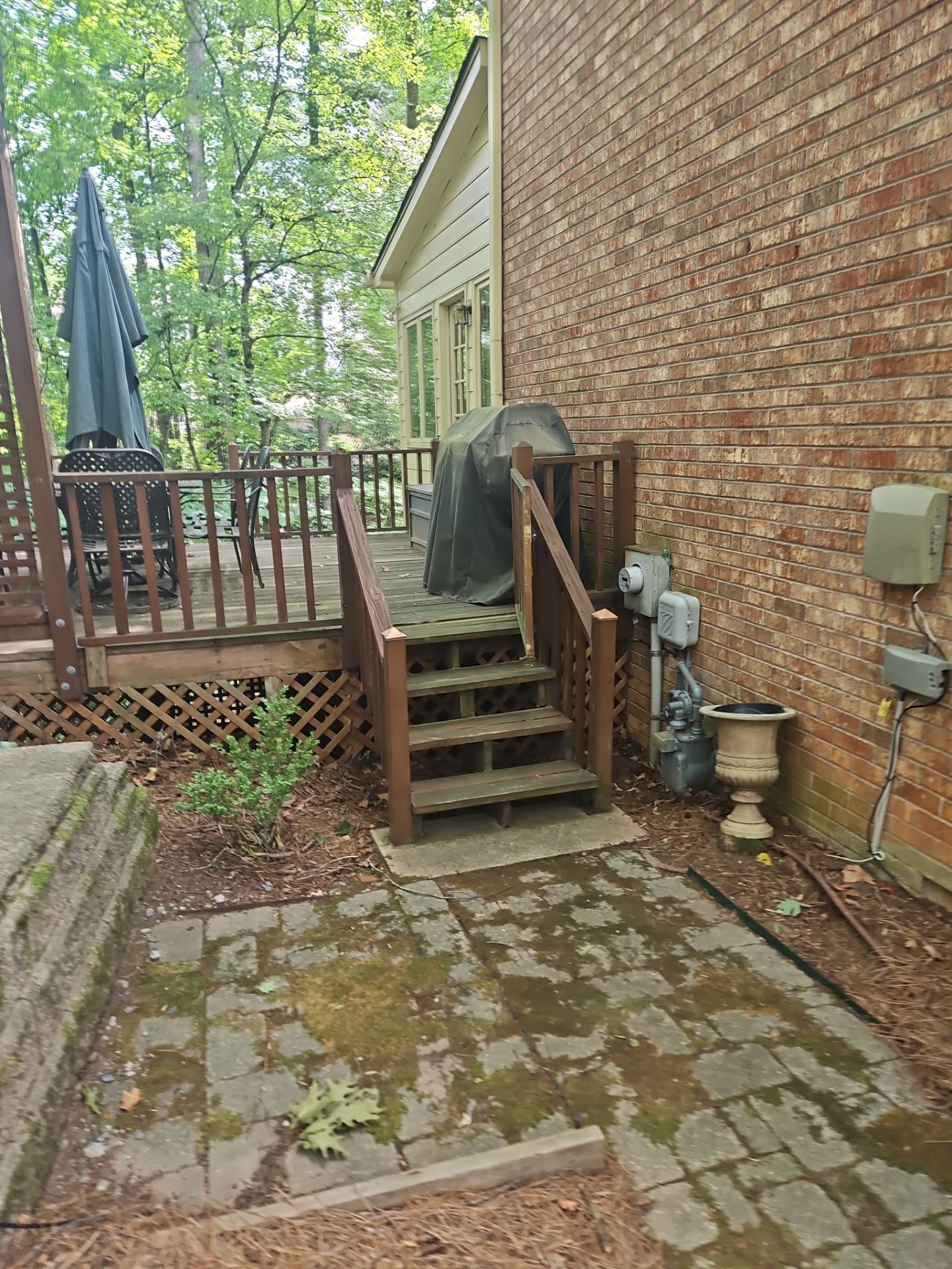 Pressure Treated Pine Deck Build in East Cobb by Nelson Exteriors