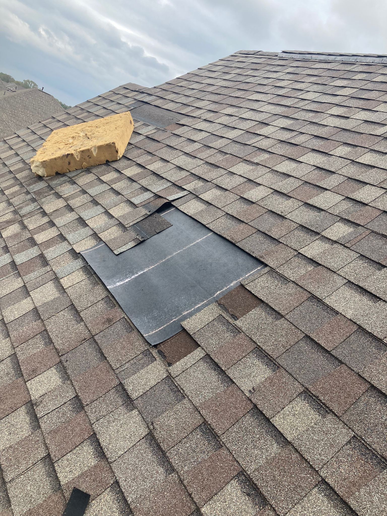 Hail Damage using Owen's Corning Duration (Lifetime) Shingles by Roof Repair Company