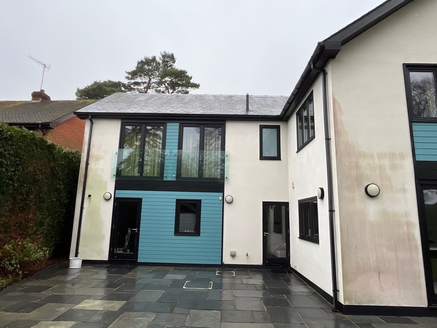 Render and Roof clean using Softwash Equipment by Ges Exterior Cleaning ltd