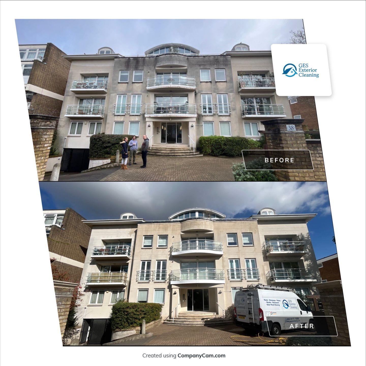 Comprehensive Exterior Render and Brickwork Cleaning in Wandsworth by Ges Exterior Cleaning ltd