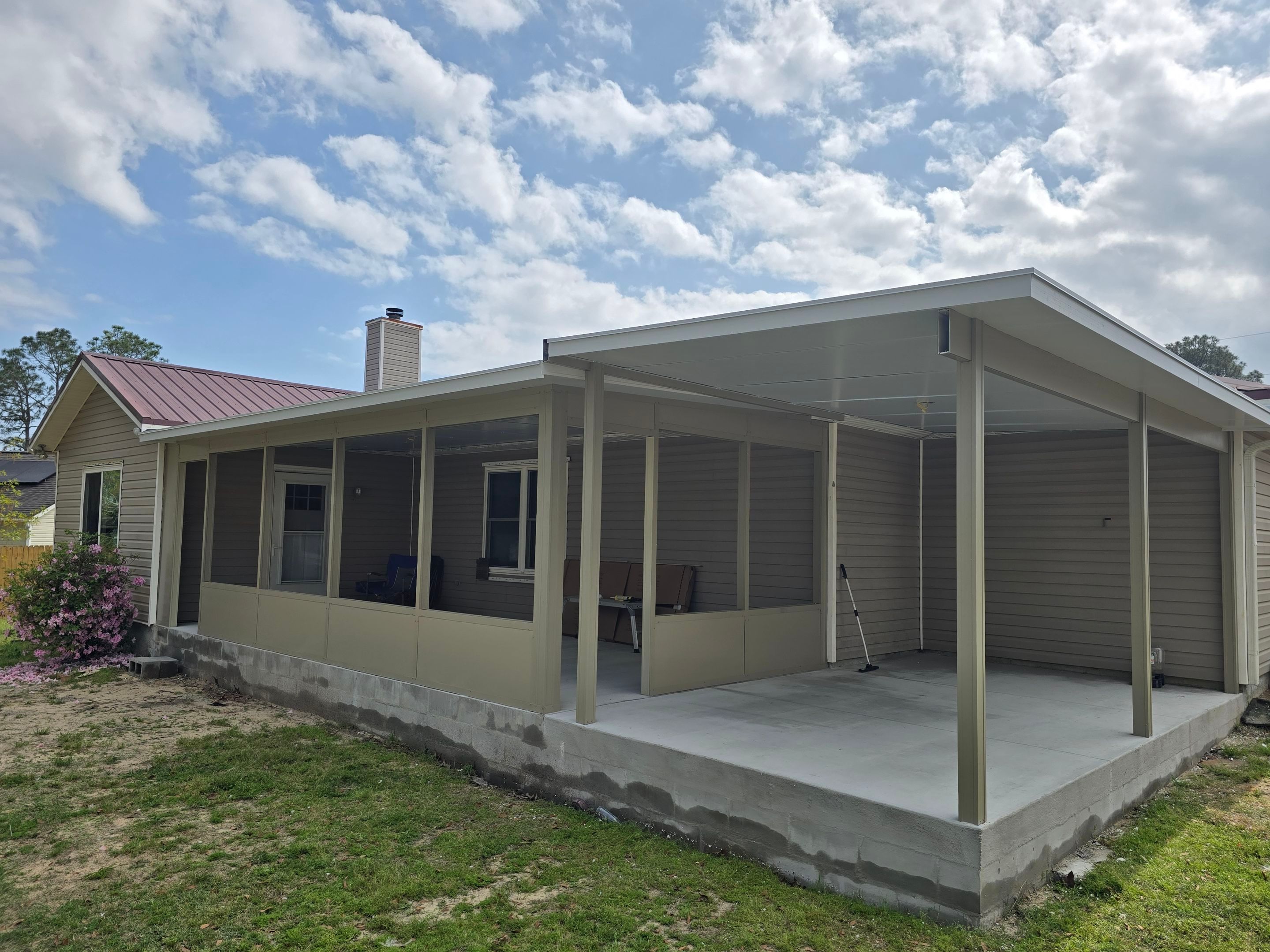 Glass Room & Patio Cover in Crestview by Titan Sunrooms