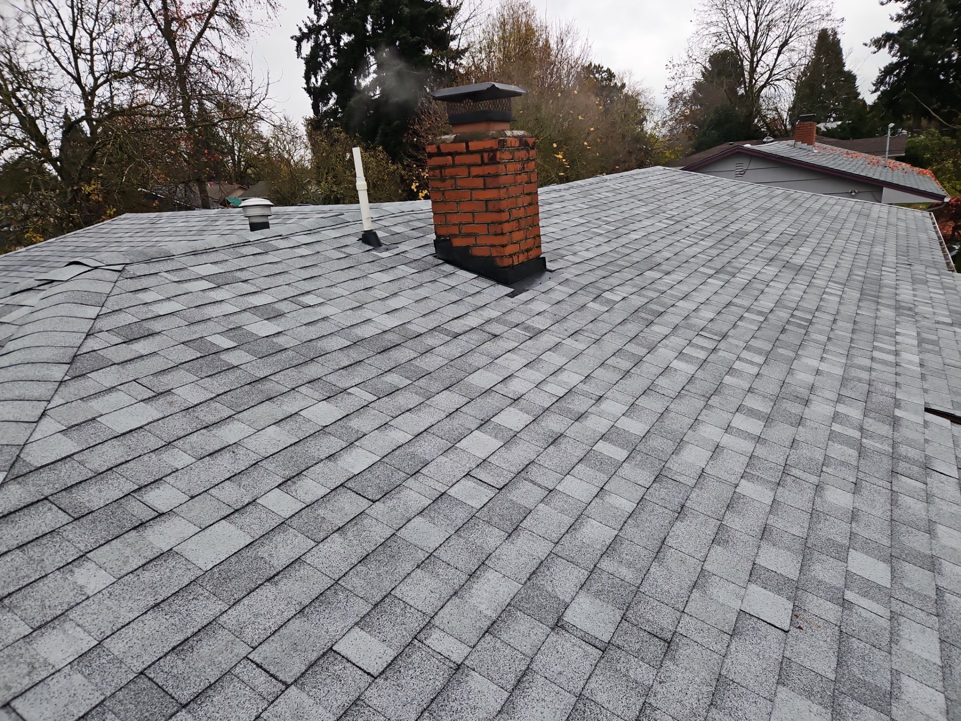 Residential Roof Installation: IKO Dynasty 30 Year Shingle Color: Frostone Grey by Orezona Building & Roofing Company, Inc.