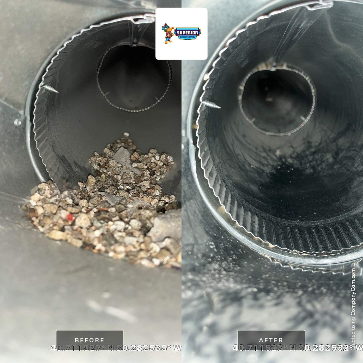Air Duct Cleaning With a Vacuum Truck in Rochester, PA by Superior Air Duct Cleaning