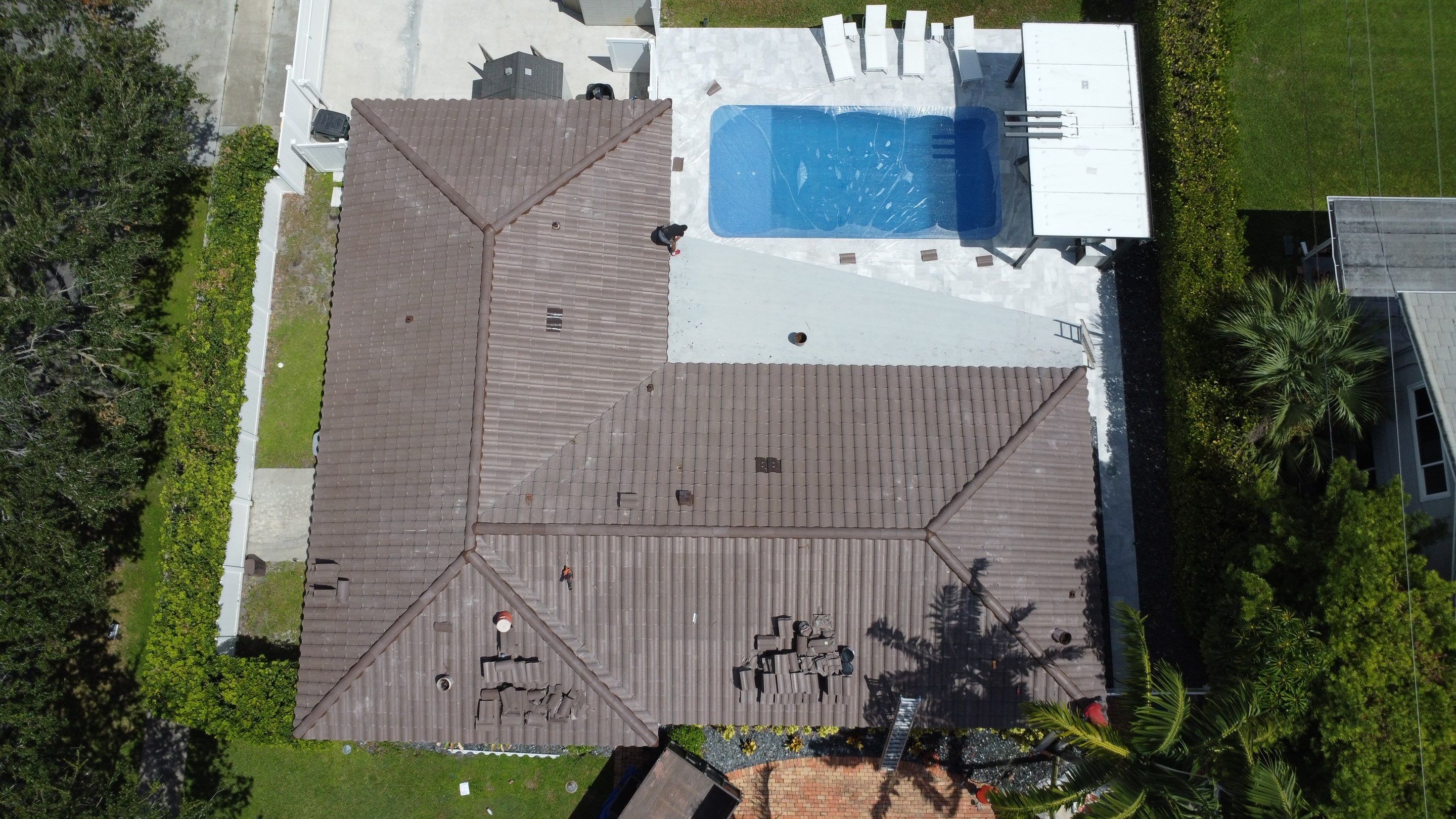 Residential Roofing Installation using Eagle Roofing Tile by BLUES BROTHERS ROOFING