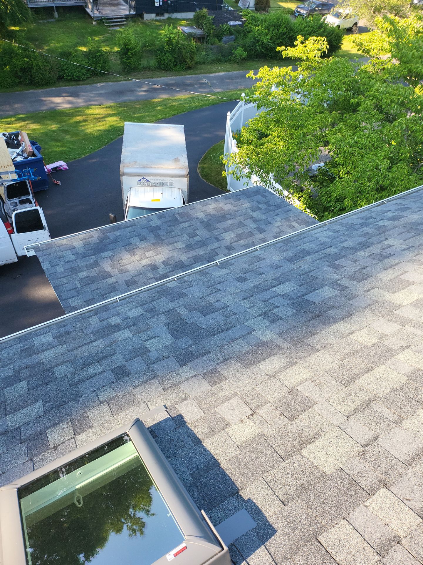 Residential Roofing Installation using Owens Corning TruDefinition Duration - Estate Gray by A Plus Exterior