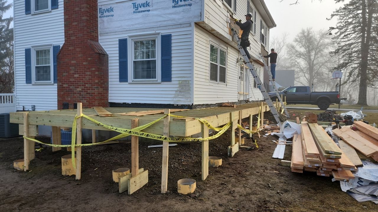 Siding Installation using James Hardie by UBrothers Construction
