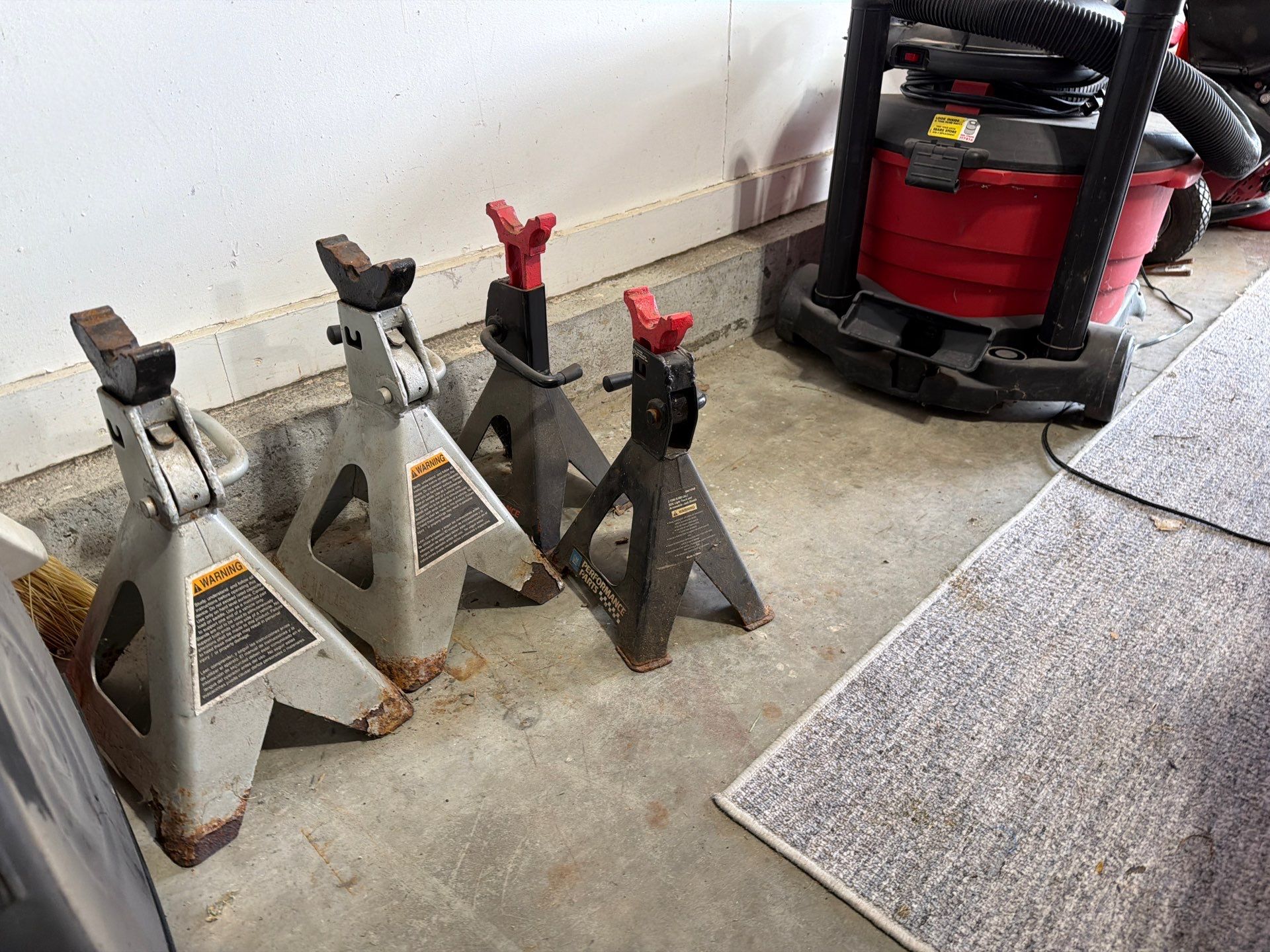Residential Garage Floor Coating with Feather Grey Finish in Sioux Falls by Select Painting, Coatings & Garage Cabinets