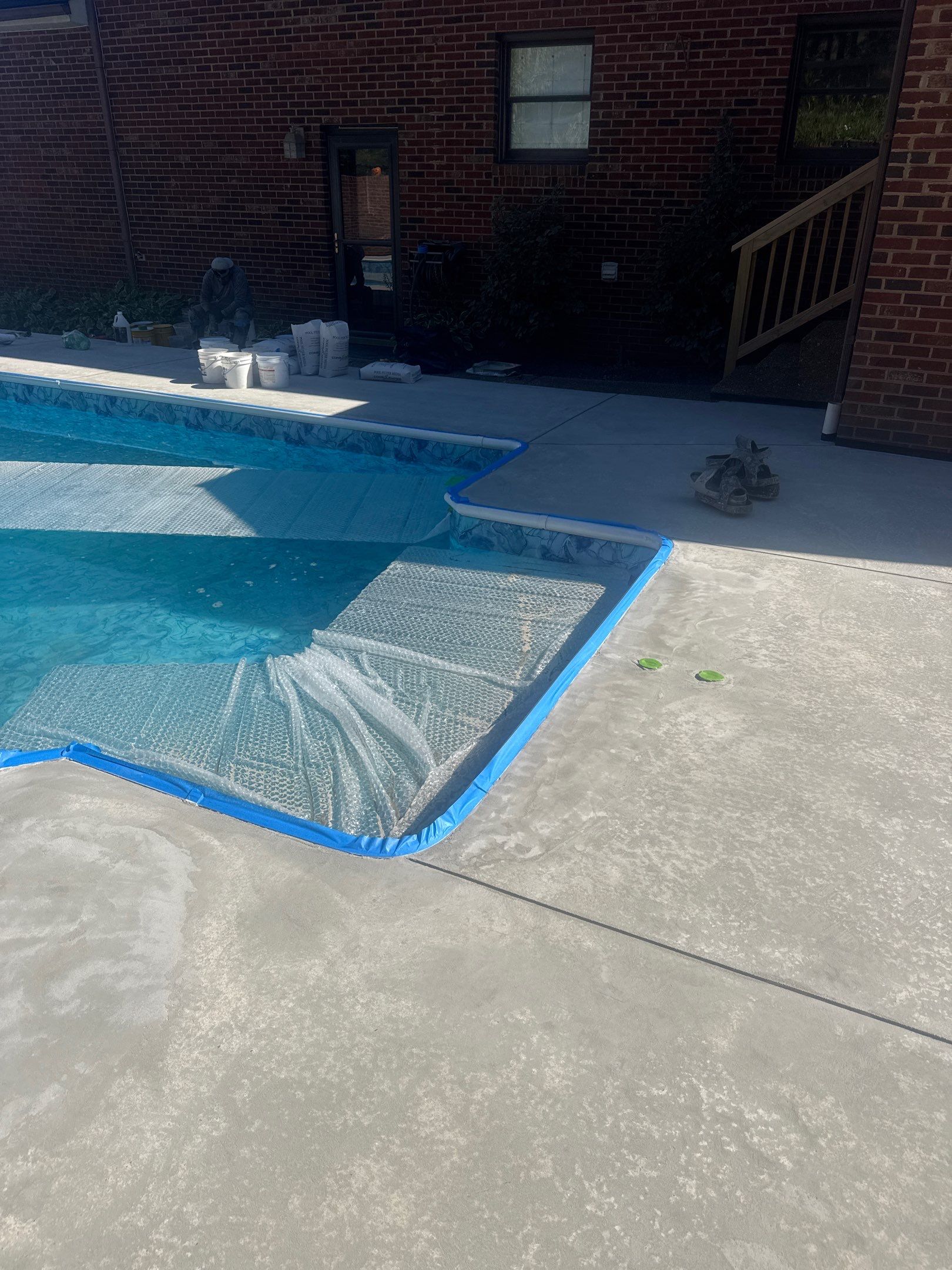 Project in Nashville by Mecham Decorative Concrete