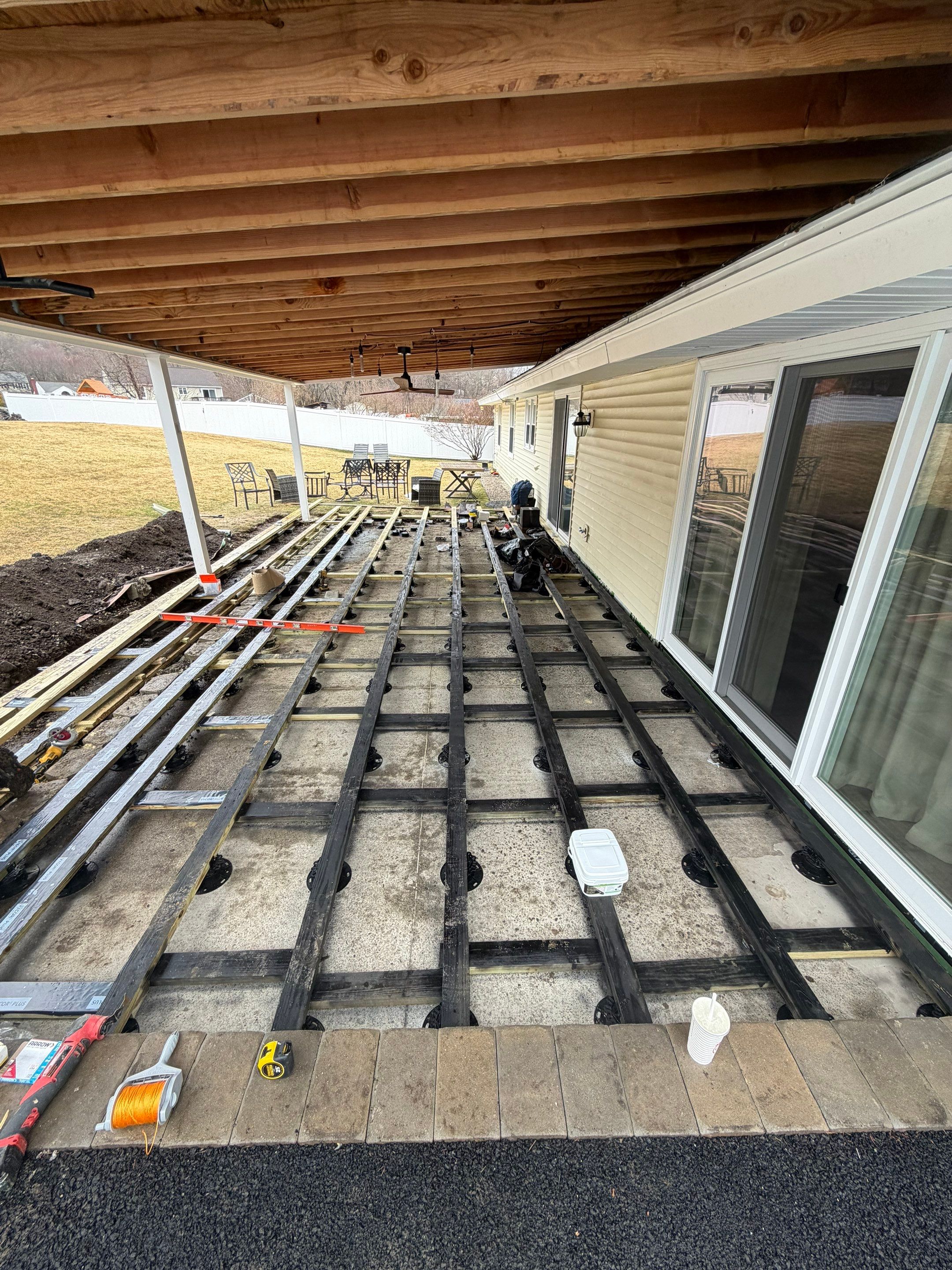 Composite Deck Installation in Hudson by UBrothers Construction