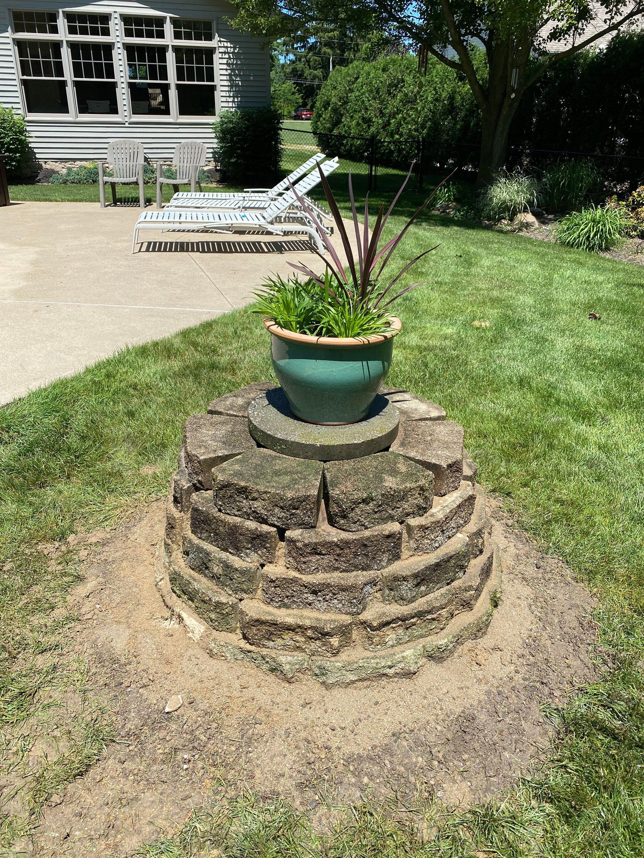 Hardscape River Wall Projects by Elm Rose Gardens