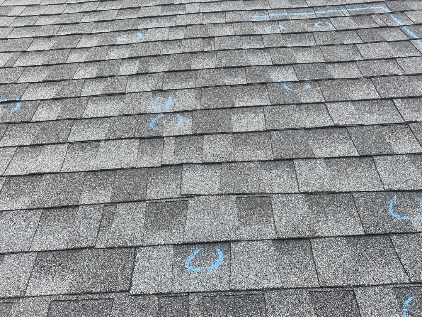 Hail Damaged Inspection / Repair / Re roof by American Roofing NC