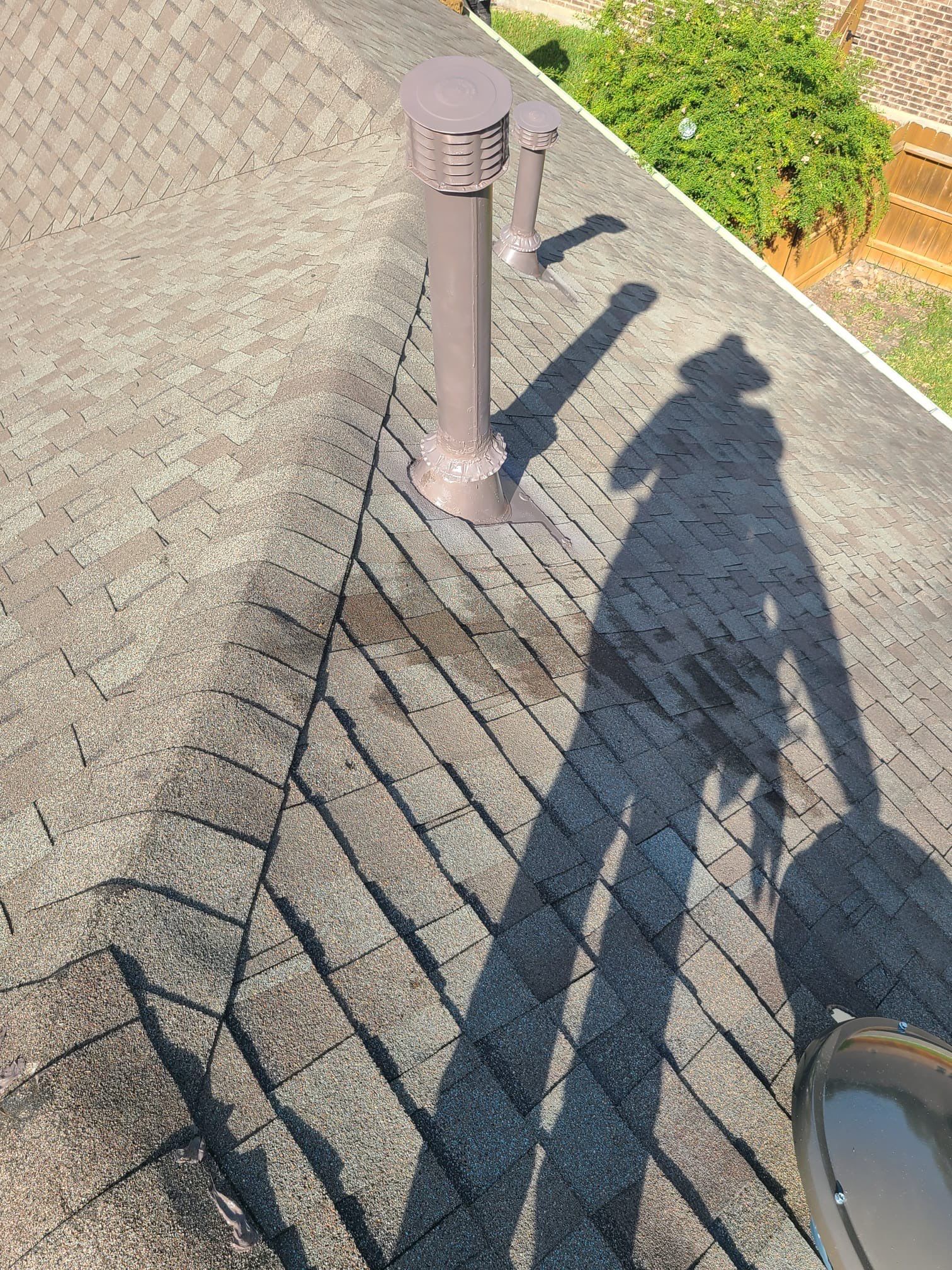 Hail Damage using Owen's Corning Duration (Lifetime) Shingles by Roof Repair Company