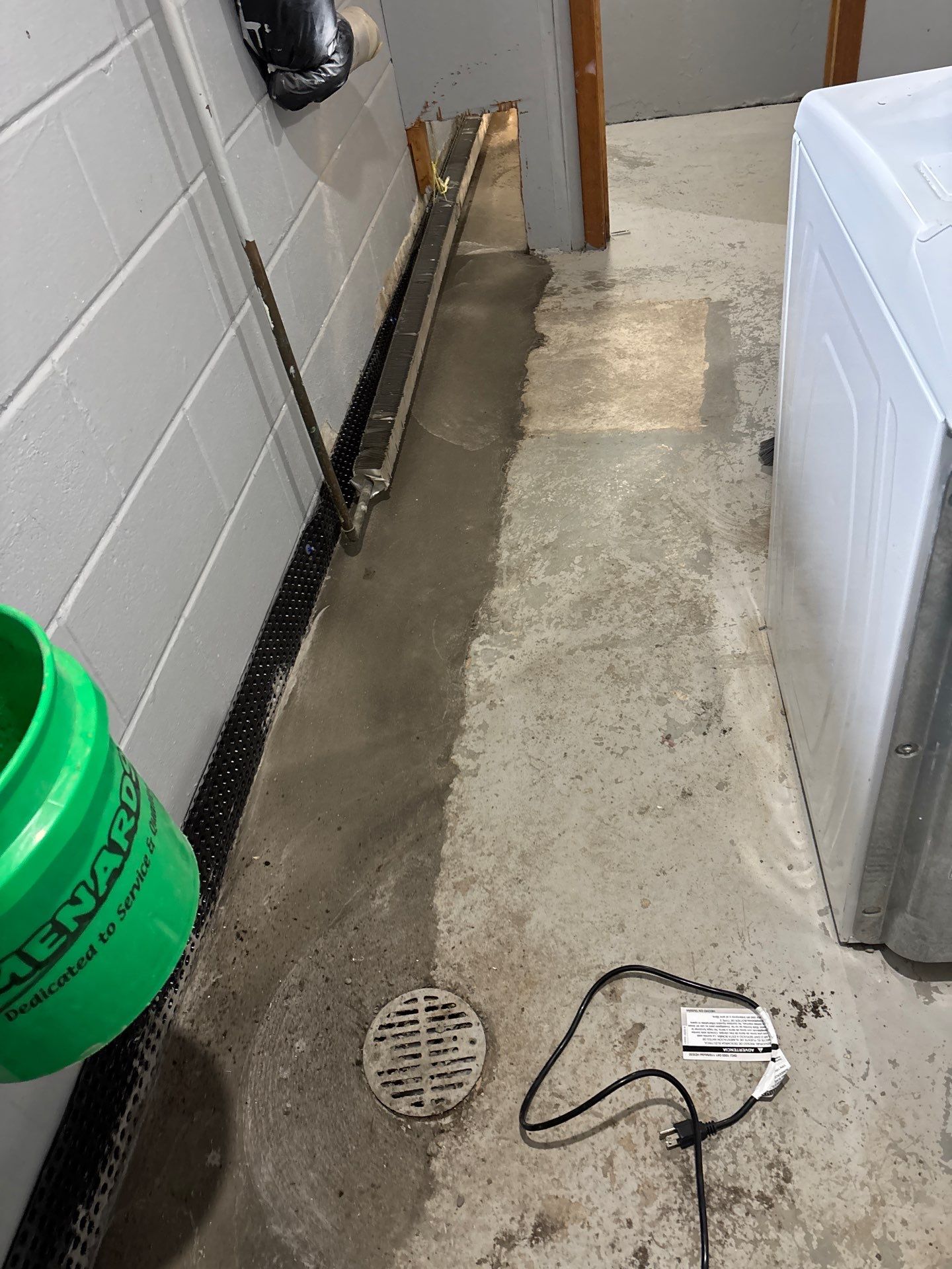 Drain Tile, Sump Pump & Buried Discharge in Columbia Heights by Waterproofing Northeast
