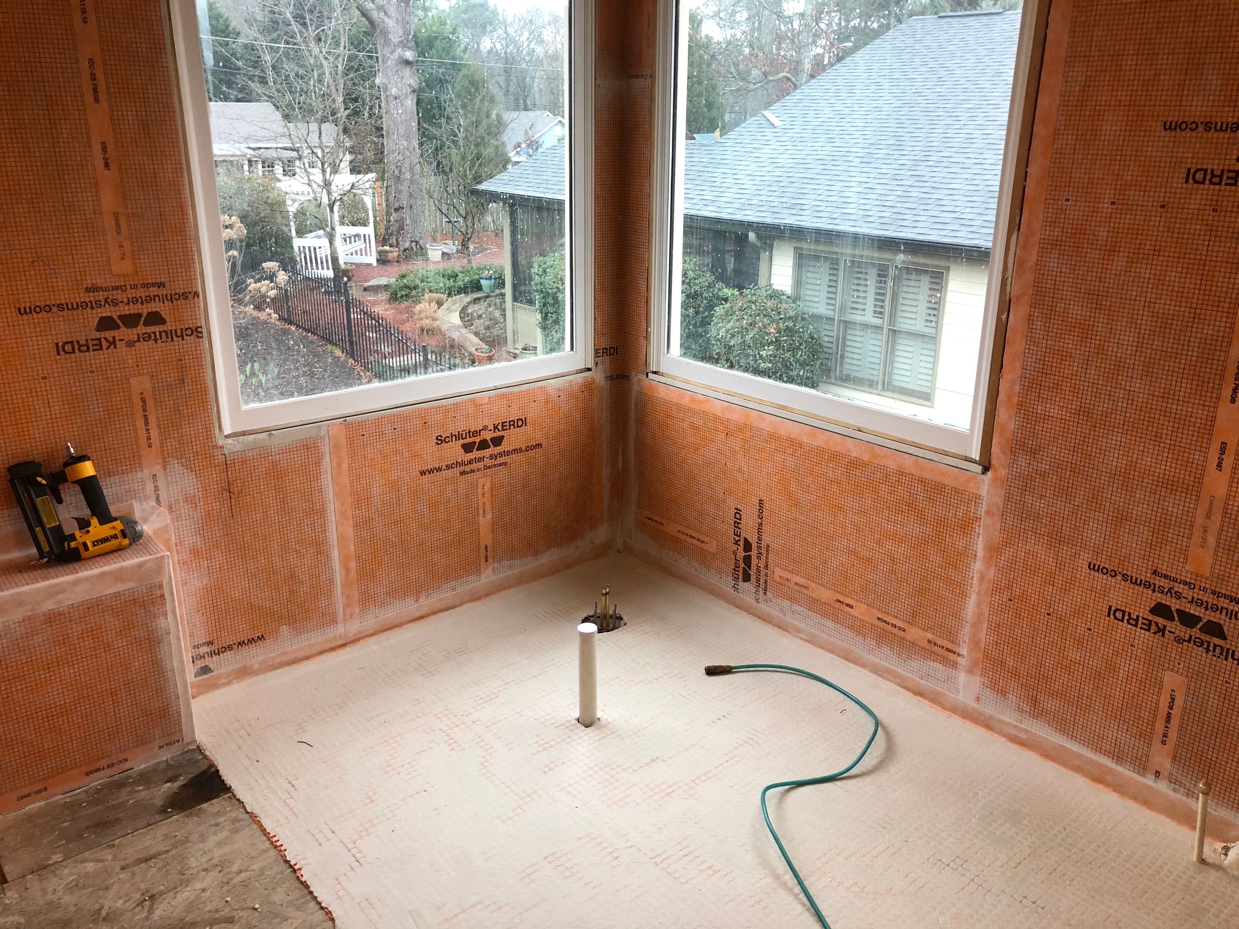 Modern Bathroom Remodel With Freestanding Tub In Marietta by Swift Home Renovations