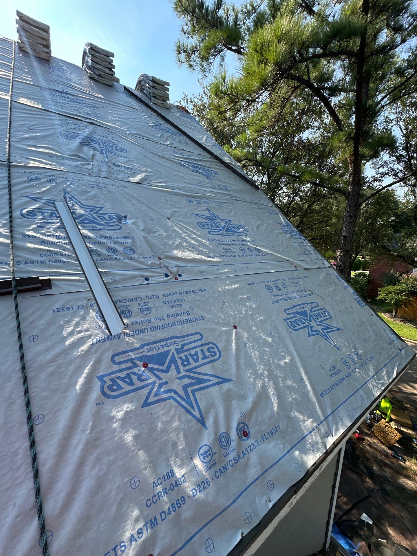 Project in Houston by Motion Roofing