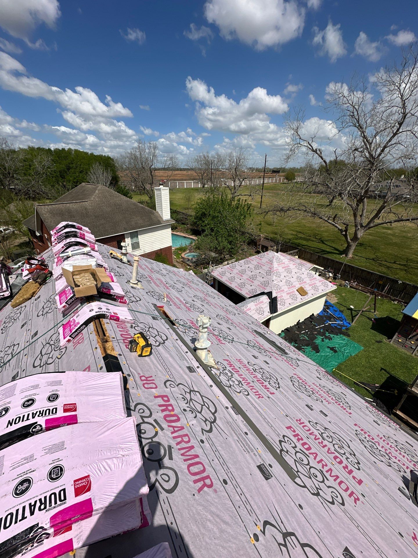 Project in Sugar Land by Motion Roofing