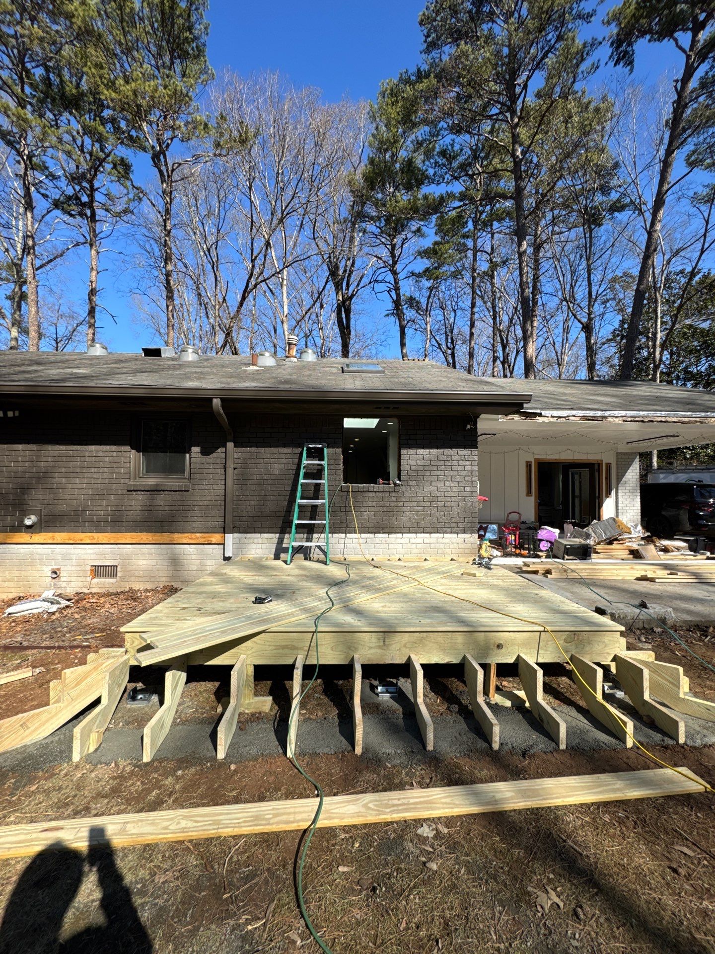 Modern Exterior Transformation and Multi-Tiered Deck Installation in Decatur by Swift Home Renovations