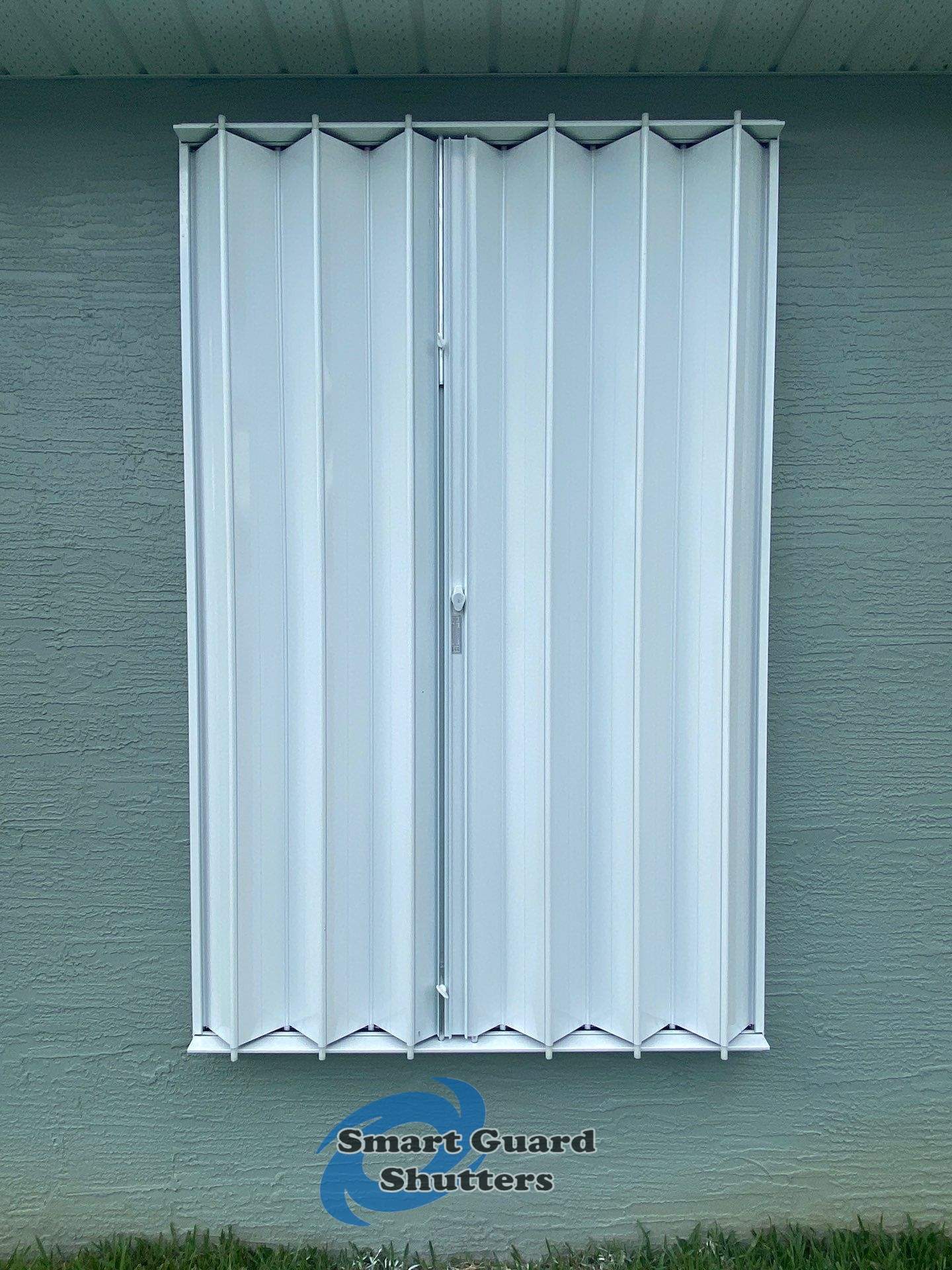 Hurricane Protection in White by Smart Guard Shutters
