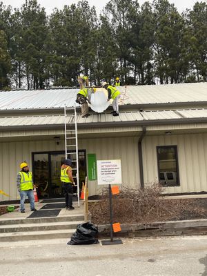 Commercial Metal Roof Project