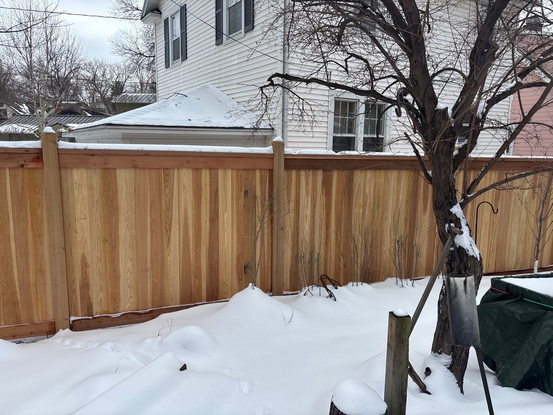 Custom Cedar Fencing by Madison Fence Company