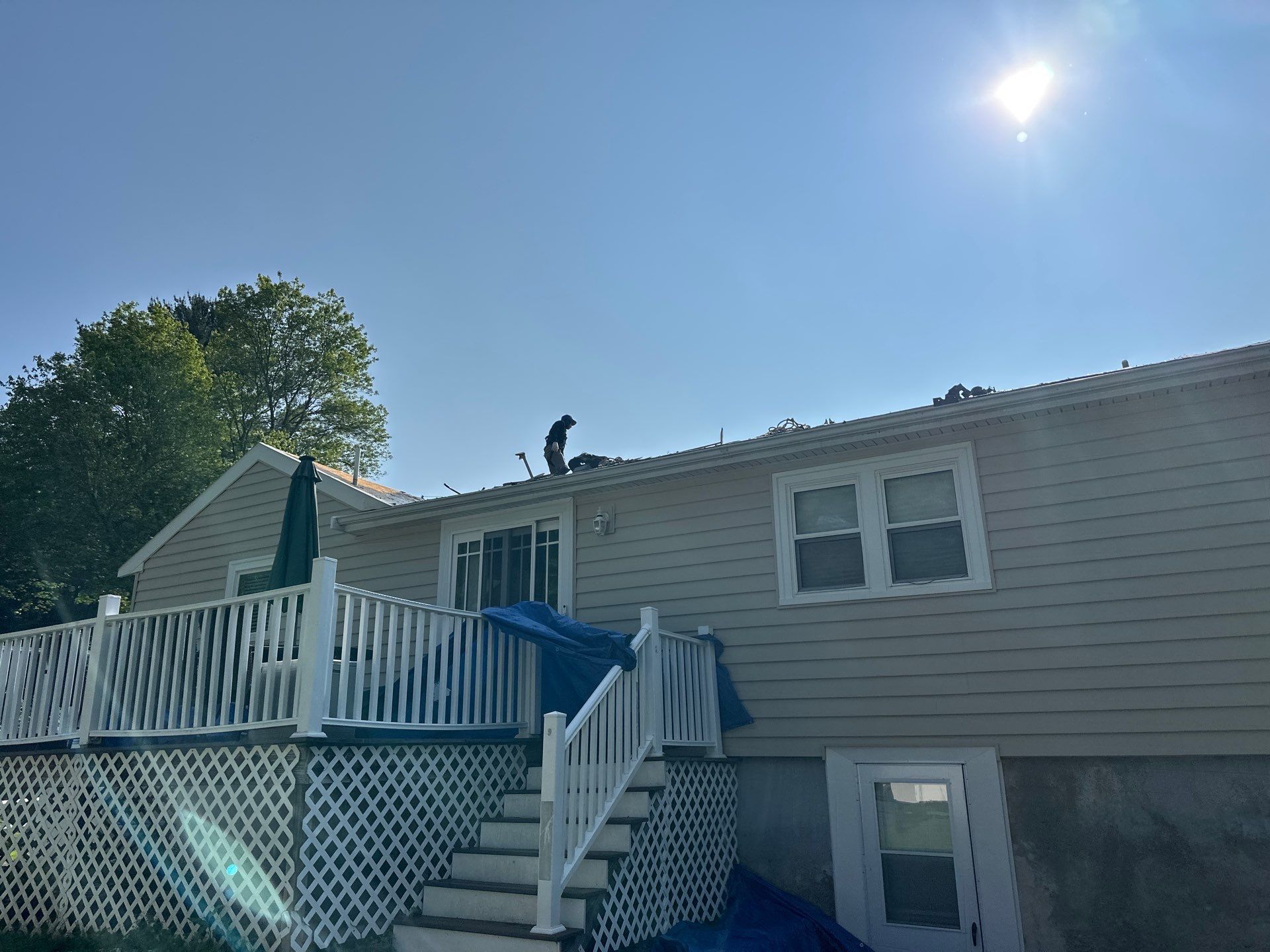 Full Roof Replacement & Chimney Repair – Onyx Black, MA by Mighty Dog Roofing of Greater Middlesex County