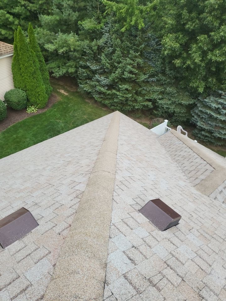 BRAND: ATLAS PINNACLE COLOR: PRISTINE SCOTCHGARD TAN DRIP EDGE: MUSKET BROWN by Eagle Eye Roofing