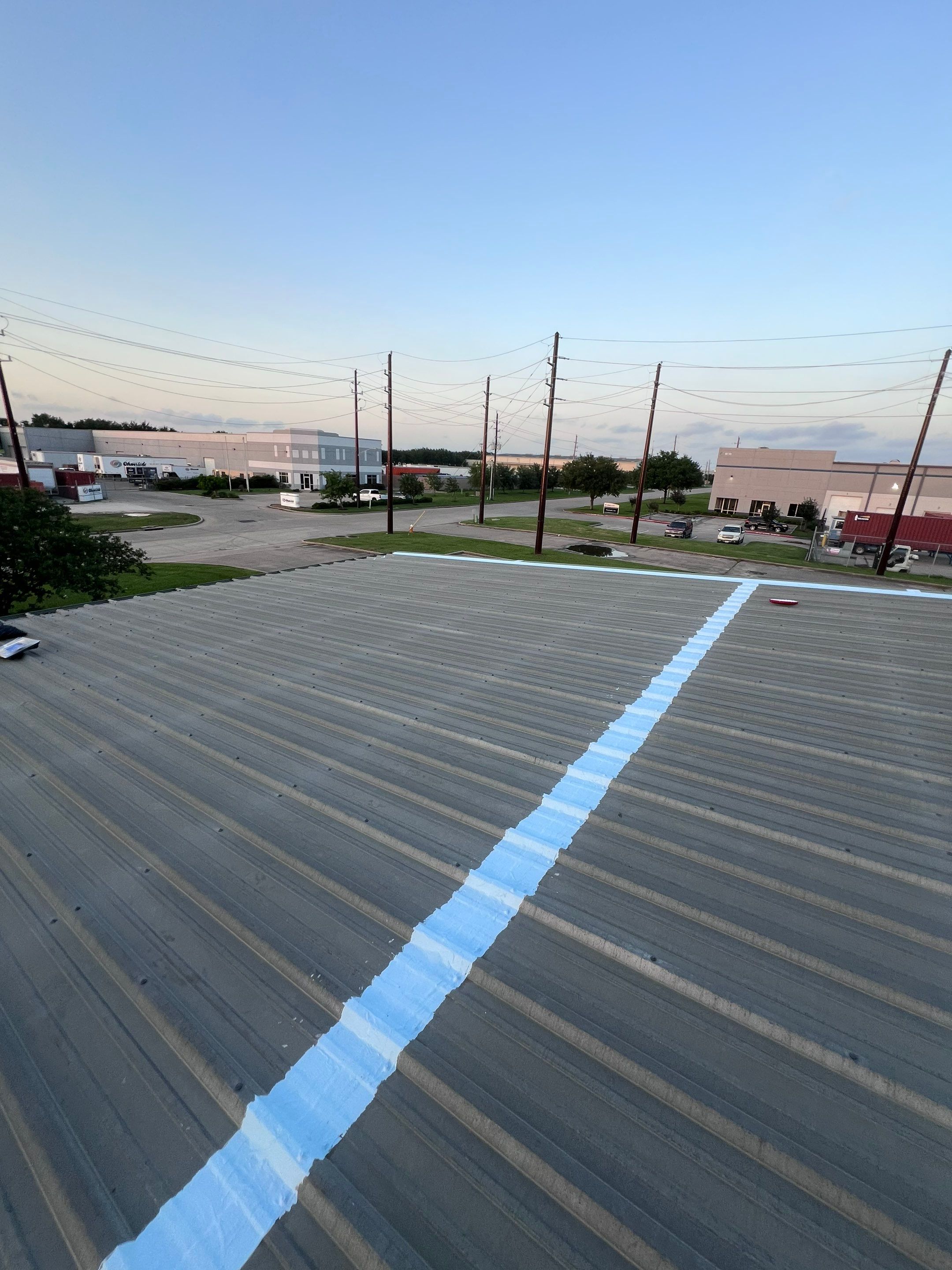 Hail Damage using Metal by Roof Repair Company