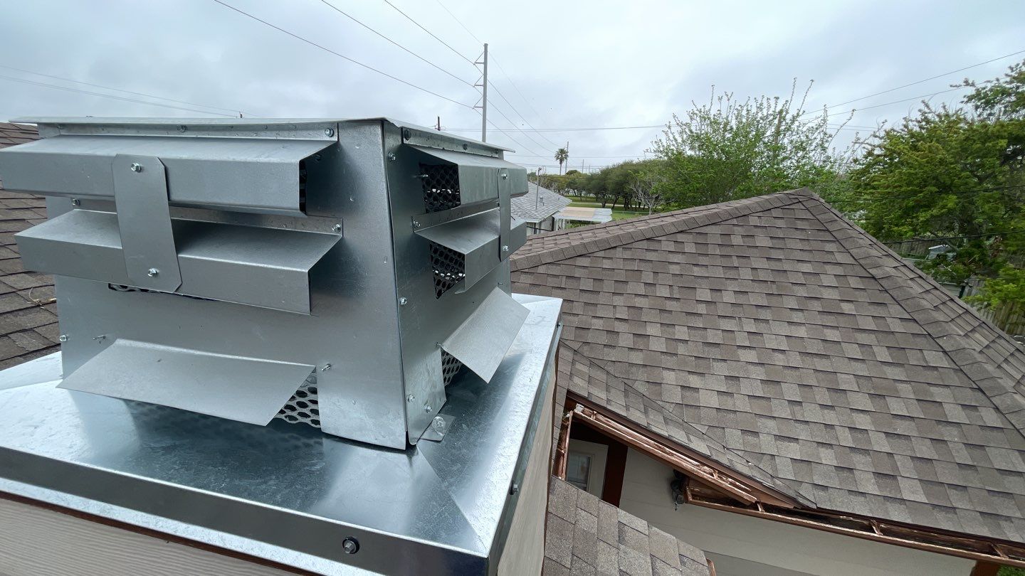 Chimney Cap Replacement by Lighthouse Roofing