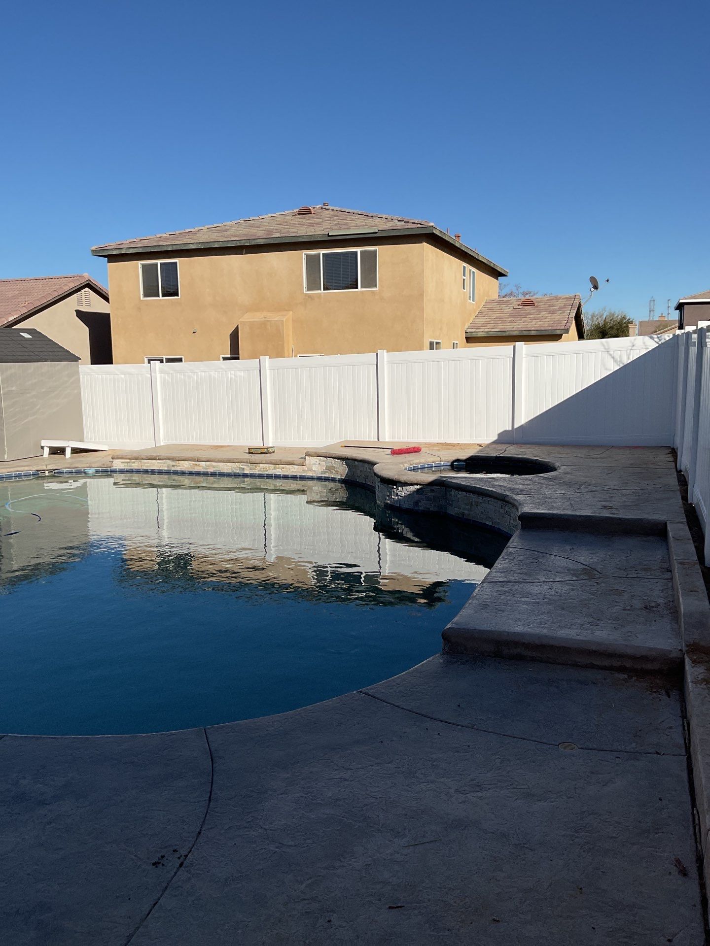 Fence Installation using Vinyl by Fence Guys Inc.