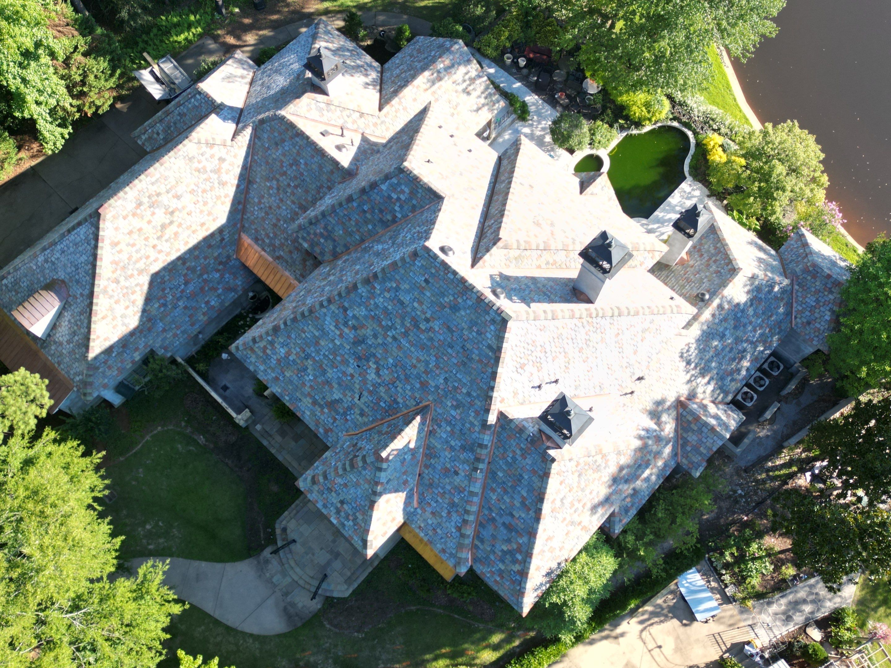 Residential Slate Tile Roof Installation | Ridgeland, MS by Watkins Construction & Roofing