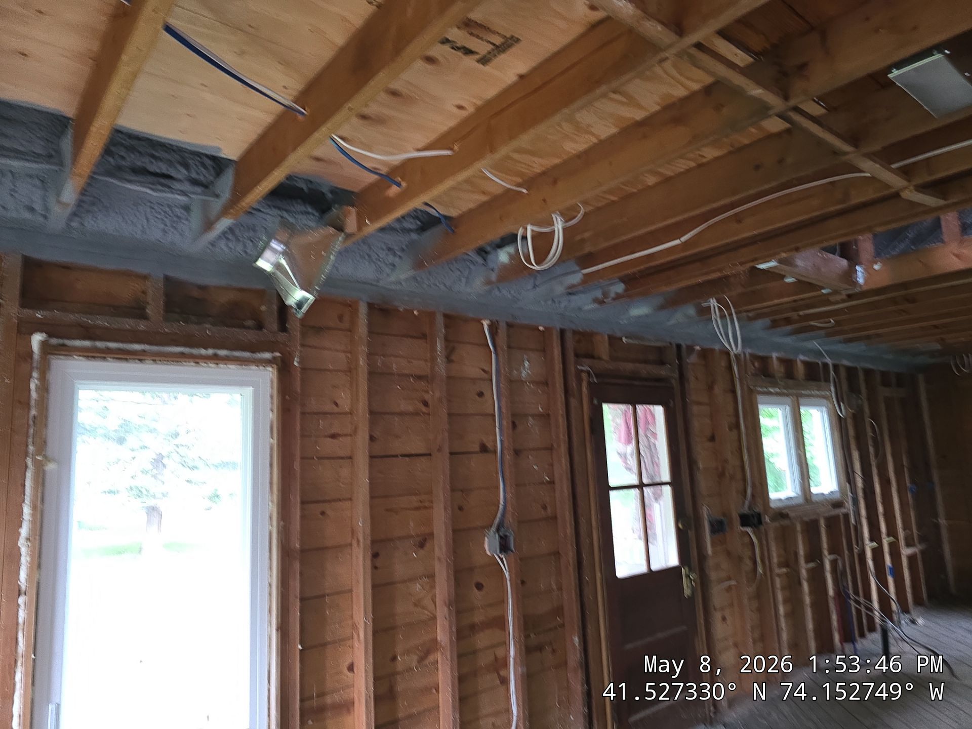 Attic Insulation using Closed Cell Spray Foam by NYS Foam & Energy