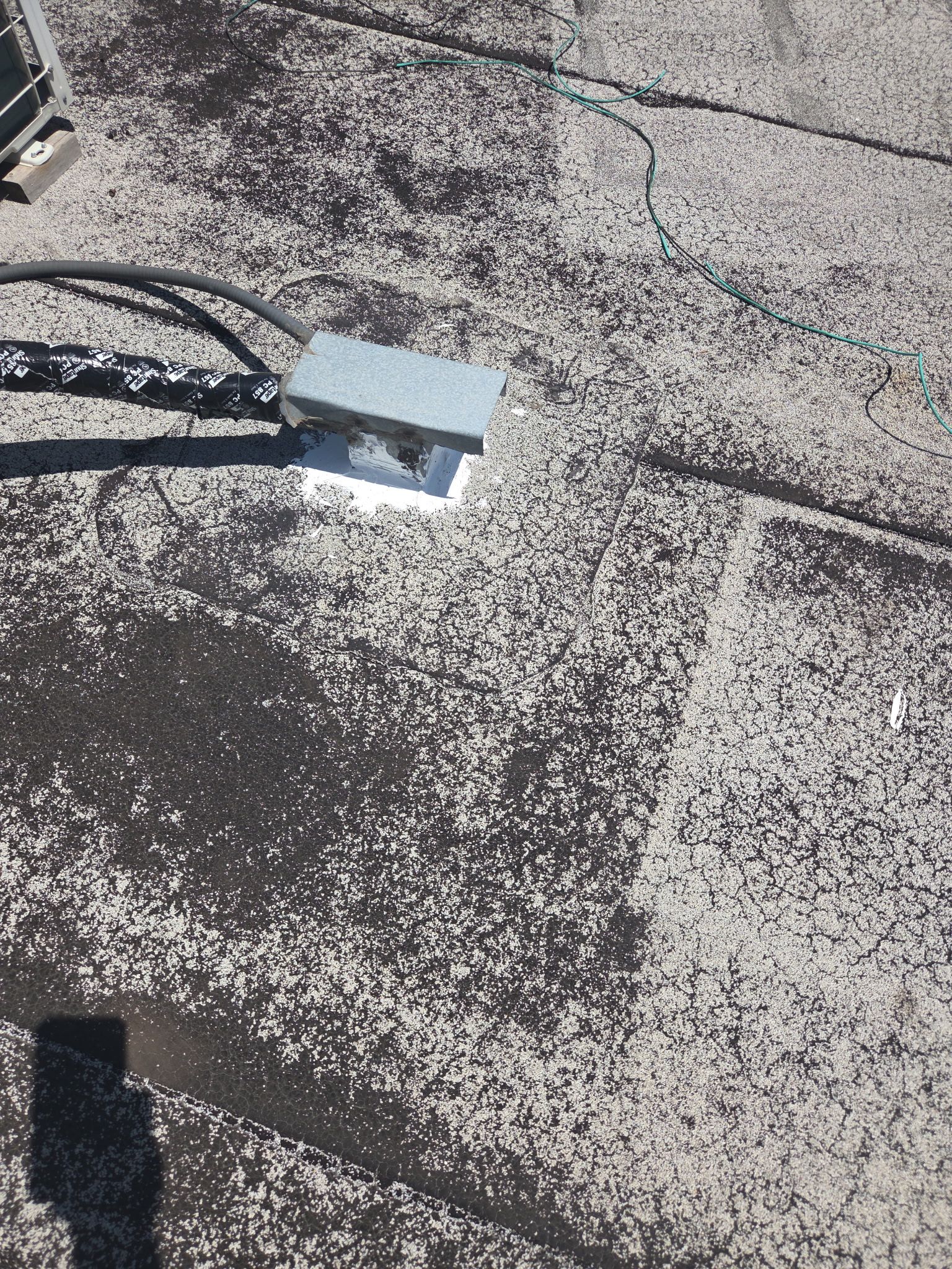 Modified Bitumen repairs.. a couple thousand dollars can save TENS of thousands and greatly prolong the life of your roof. by REPS Austin Area Roofer